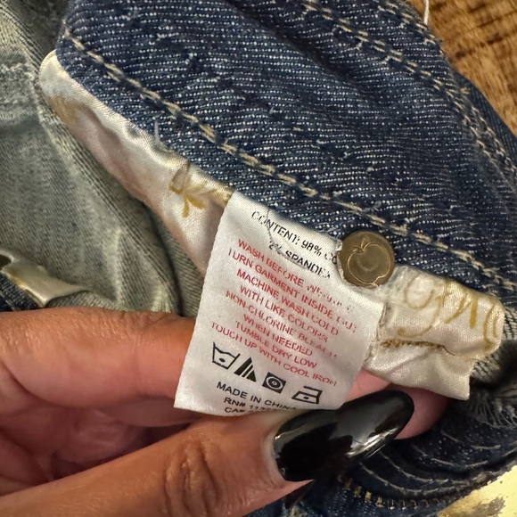 Dark Blue Women's Jeans - Picture 7 of 10